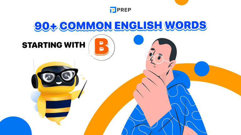 90+ common English words starting with B