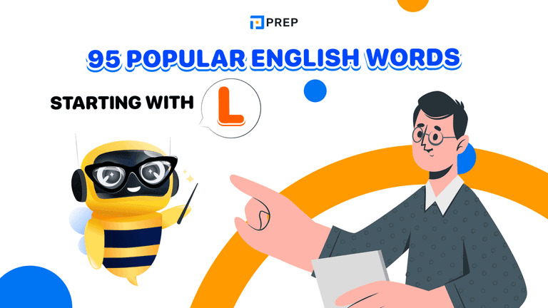 95 popular English words starting with L
